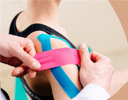 Kinesiologie Tape – Unterstützung bei Muskelzerrungen