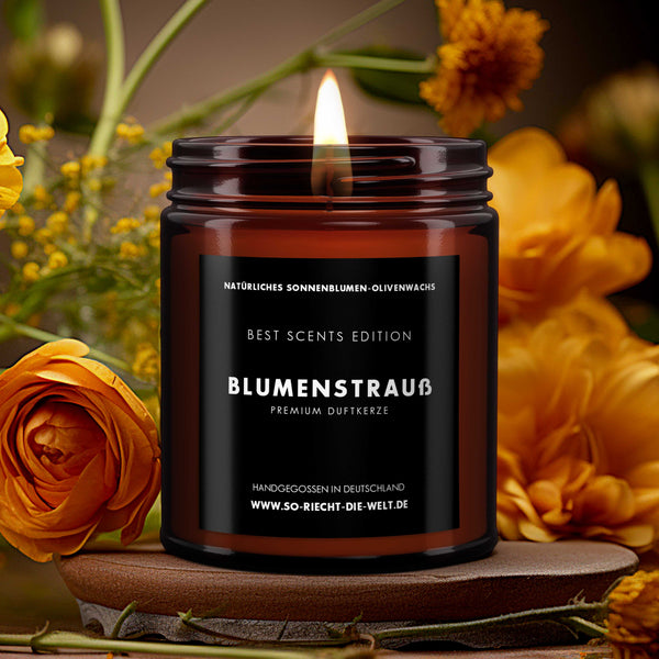 Blumenstrauß Kerze - Best Scents Edition