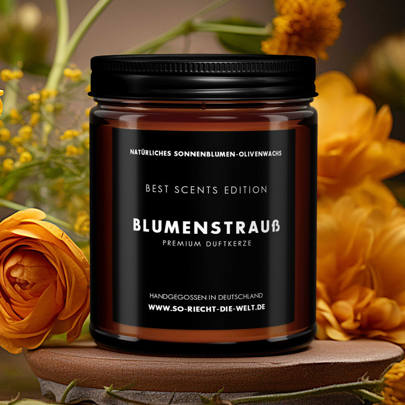 Blumenstrauß Kerze - Best Scents Edition