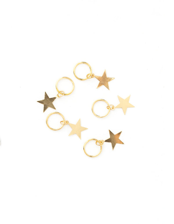 Hair clip with pendant STAR AFROline (5pcs)-1