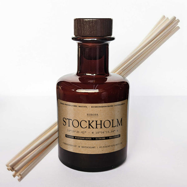 Stockholm Raumduft Diffuser - Frische Winterkiefer | Zitrone | Waldbäume