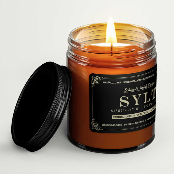 Sylt Kerze - Schön & Reich Edition - Dünengrass | Veilchen | Osmanthus