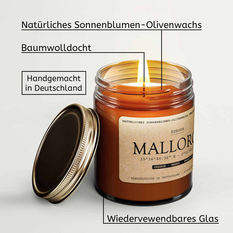 Sylt Kerze - Schön & Reich Edition - Dünengrass | Veilchen | Osmanthus