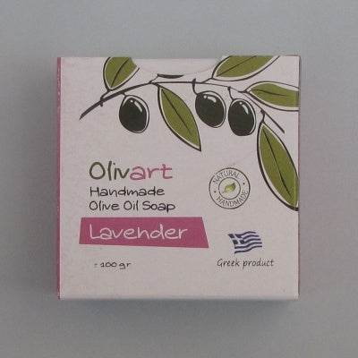 OLIVART Handgemachte Olivenölseife – Lavendel